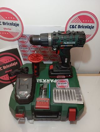 Taladro percutor Parkside 3 en 1 recargable 