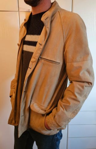 Giacca scamosciata Mabrun vintage Made in Italy
