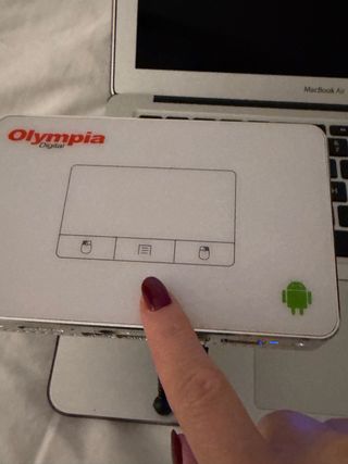 Proyector Olympia Mini Plata/Blanco