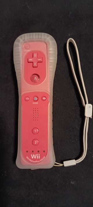 Mando Nintendo Wii MotionPlus Rosa Oficial