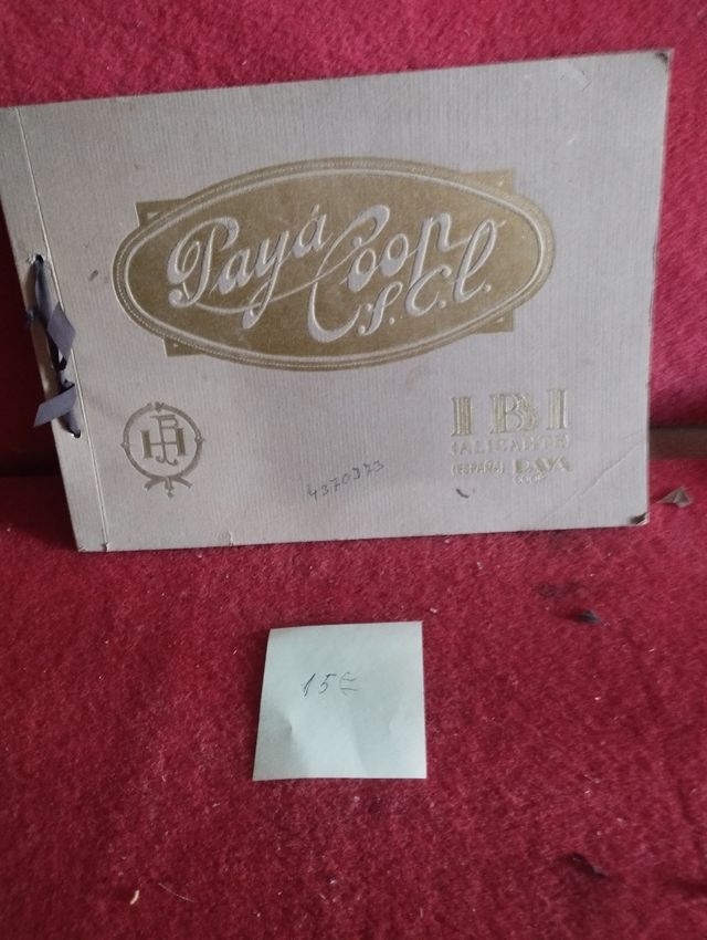 Libro antico Paya Coop S.C.L.