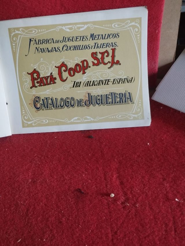 Libro antico Paya Coop S.C.L.