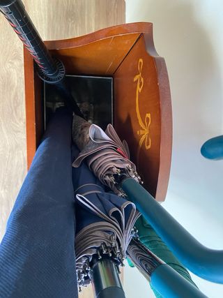 Paragüero de madera