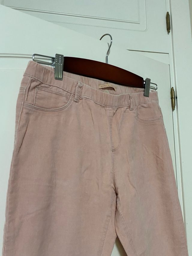 Pantalón pana rosa Zara kids