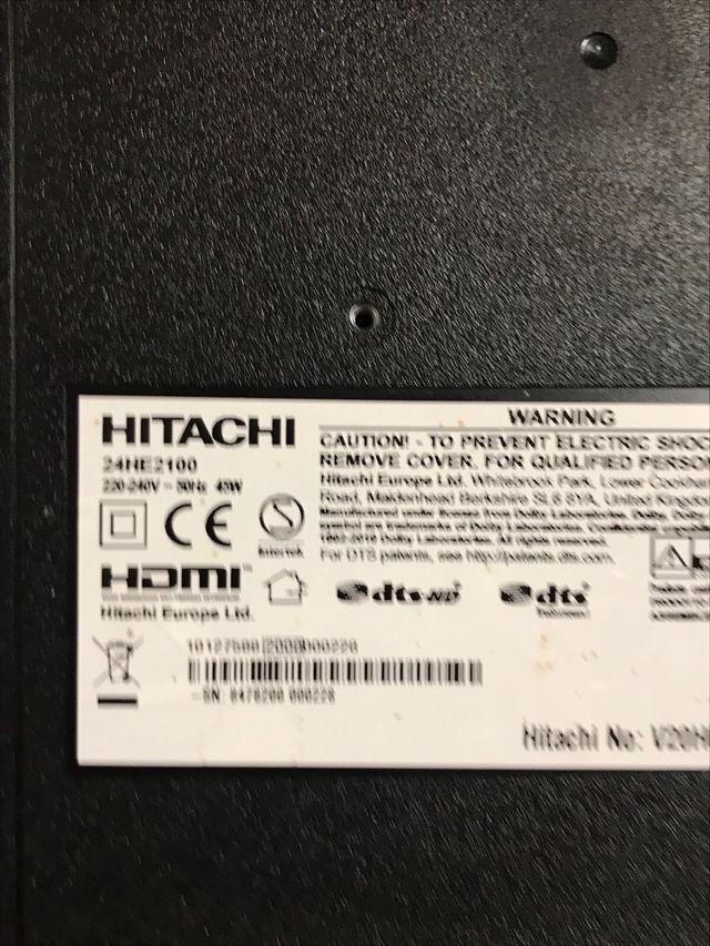 Smart TV Hitachi 24” 24HE2100