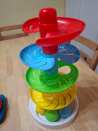 Lote Juguetes Niños: Tortuga, torre y circuito 