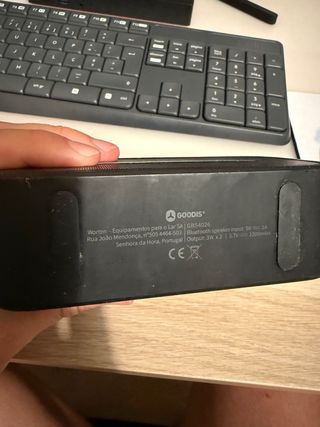 Coluna Bluetooth Goodis Suporta cartão MicroSD