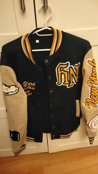 Chaqueta Bomber Estilo Beisbol Talla S