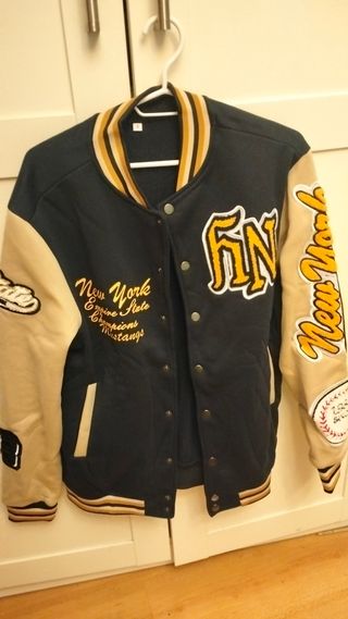 Chaqueta Bomber Estilo Beisbol Talla S
