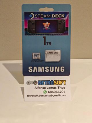 Tarjeta MicroSD 1tb Batocera Steam Deck 