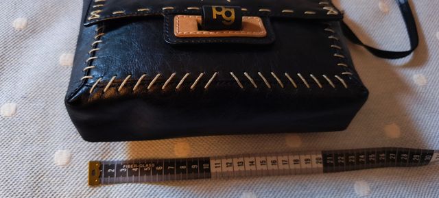 Bolso de piel Purificación García negro