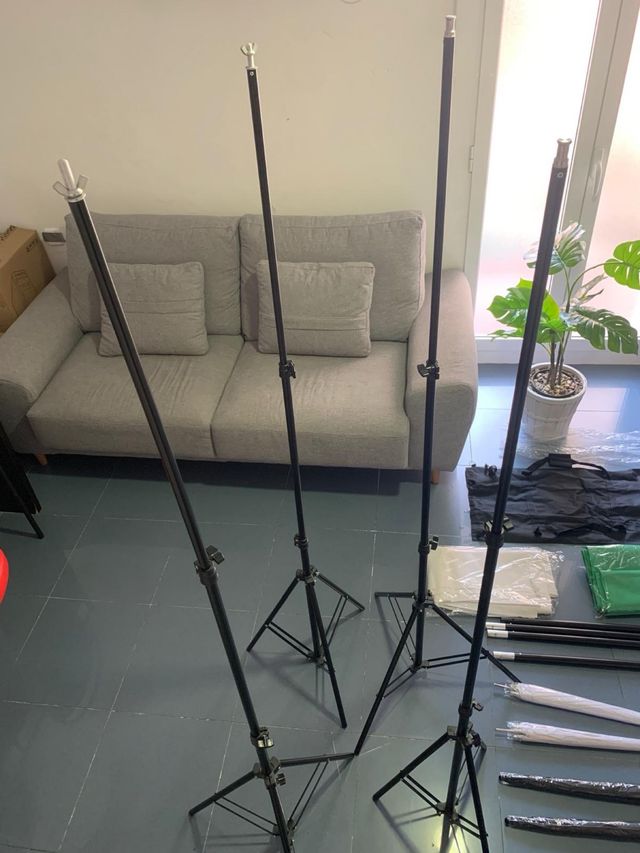 Soporte fotografía e iluminación