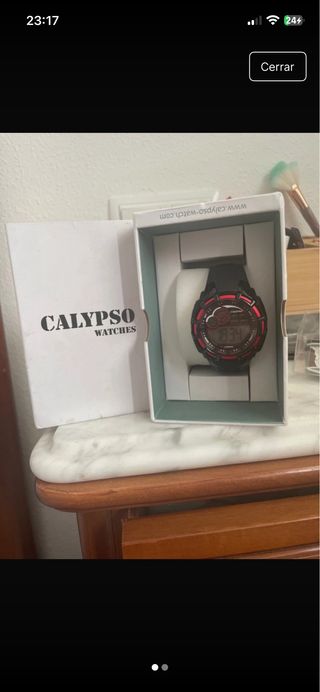 Reloj Calypso Negro y Rojo