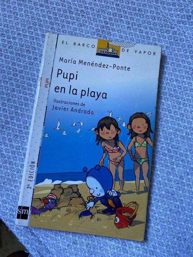 Pupi en la playa