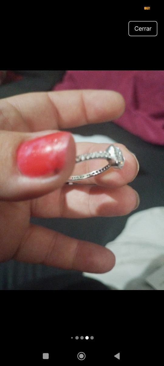 Anillo Pandora Plata
