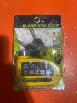 Candado Alarma Disco Moto