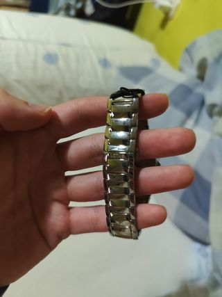 Reloj Lotus Plata y Naranja
