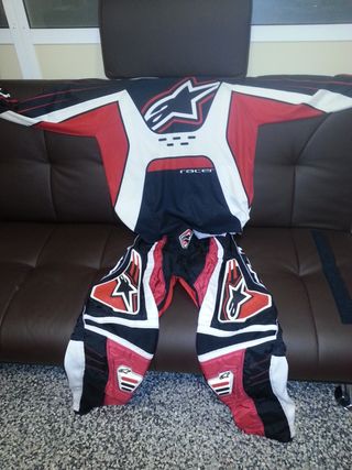Conjunto Motocross Alpinestars: Pantalón y Polo