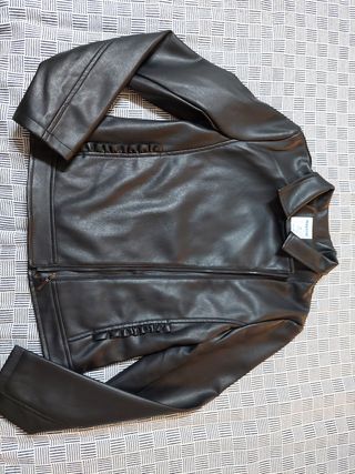 Chaqueta polipiel niña talla 14