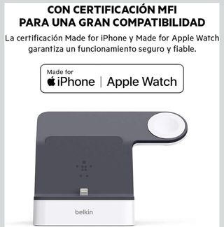 Belkin  Base Carga Apple Watch y iphone Lightning.