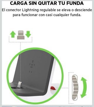 Belkin  Base Carga Apple Watch y iphone Lightning.