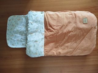 Saco carrito de bambula con relleno extraíble