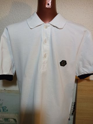 Polo Philipp Plein Blanco y Negro