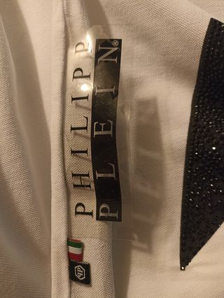 Polo Philipp Plein Blanco y Negro