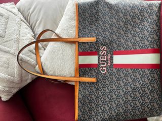 Bolso Guess Shopping Original Marrón 