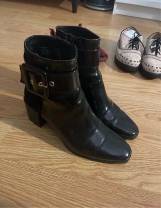 Lote Zapatos Talla 39 Negro y Rojo