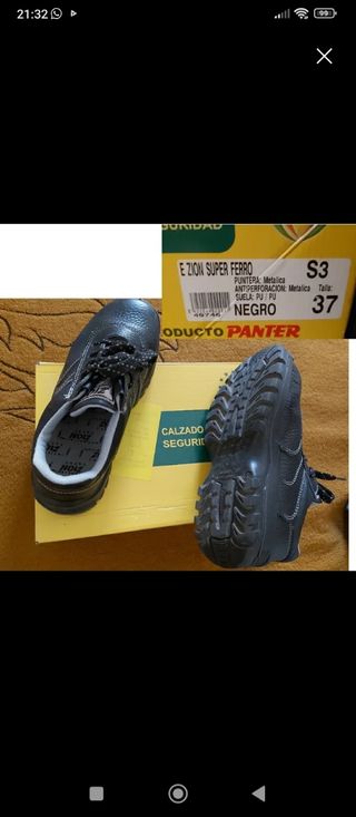 Zapatos de seguridad Panter Talla 37