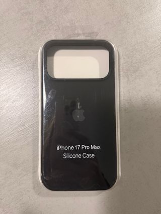 Funda iPhone 17 Pro Max Silicona Negra