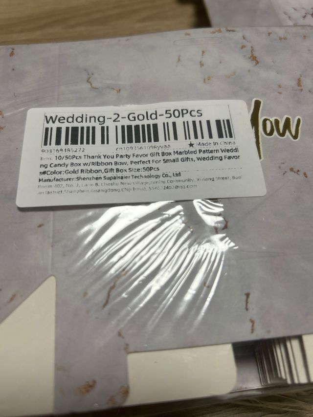 50 Bolsas Regalo Bodas