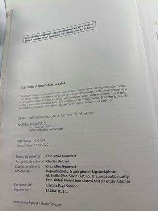 Atención y apoyo psicosocial.