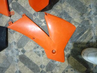Plásticos KTM SX Naranja y Negro