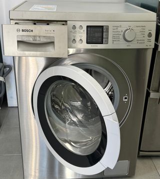 LAVADORA BOSCH EN INOX DE 8 KILOS 1200RPM