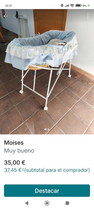Moisés para recién nacidos