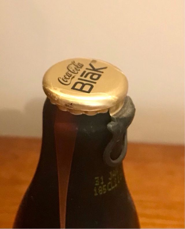 Bottiglia Coca Cola Blak Edizione Limitata Francia