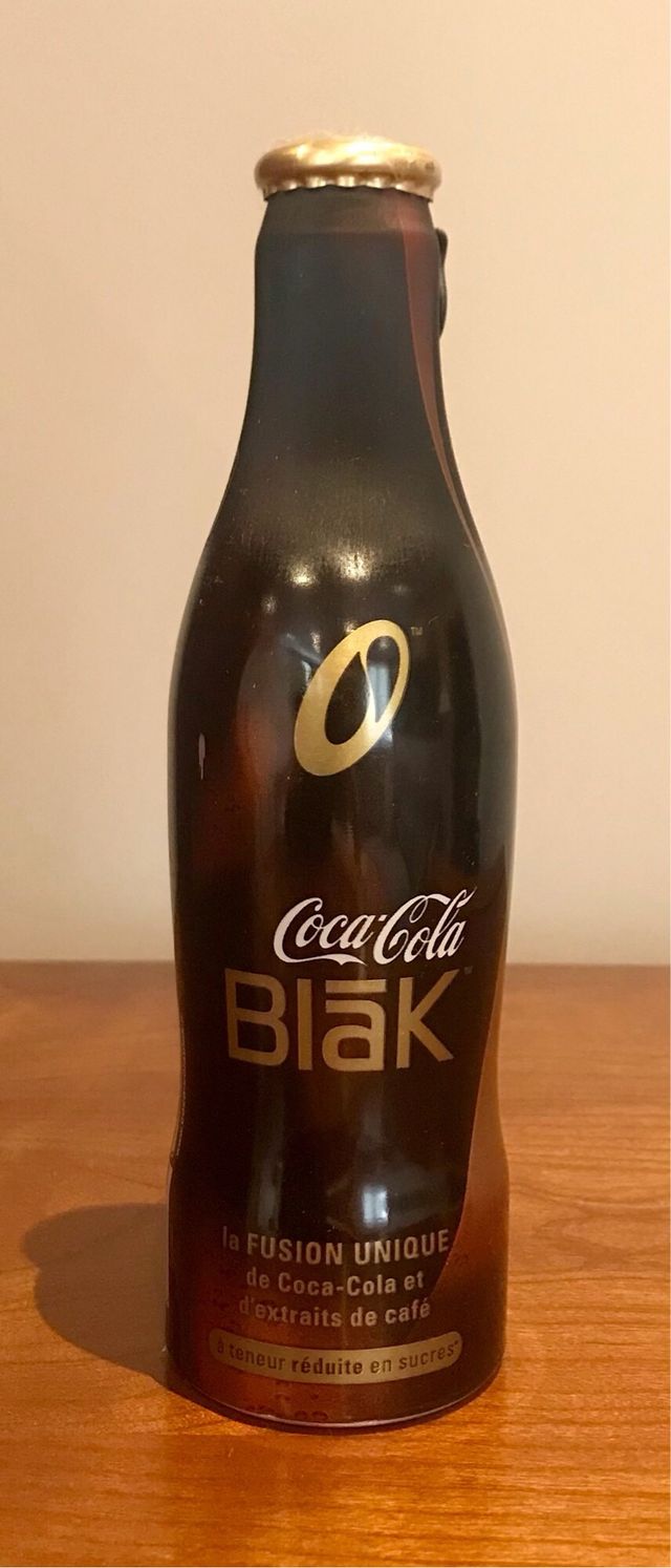Bottiglia Coca Cola Blak Edizione Limitata Francia