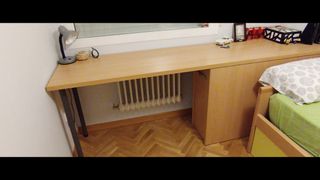 Cama nido 90cm+colchón+escritorio+zapatero