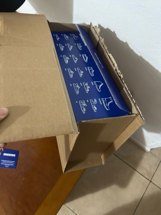 Caja Birkenstock Azul y Marrón