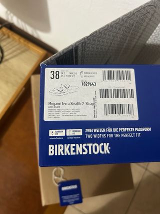Caja Birkenstock Azul y Marrón