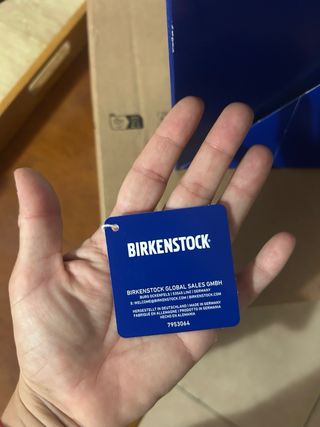 Caja Birkenstock Azul y Marrón