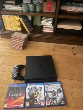 PS4 Slim 1TB + Mando + 3 Juegos