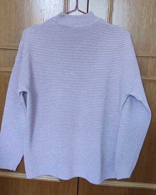 Jersey H&M rosa pálido de lurex brillante