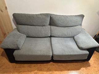 Sofá de 2 plazas gris