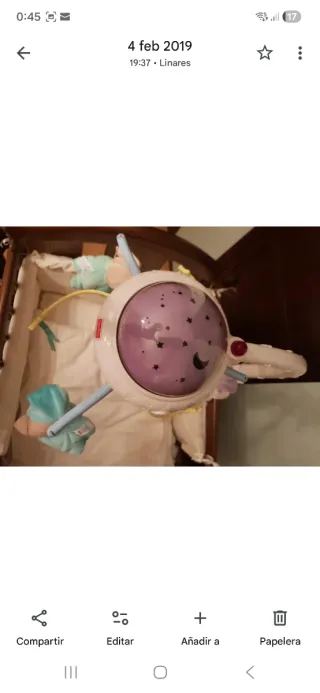 Móvil Cuna Fisher-Price Estrellas Luminosas