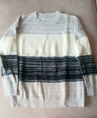 Jersey de pelo cuello redondo
