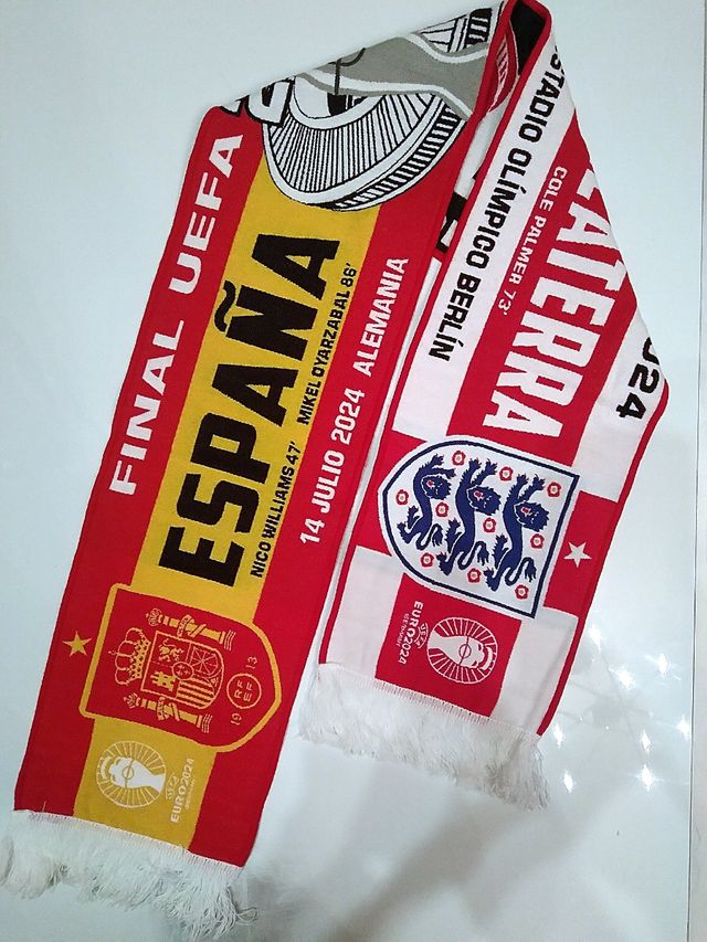 Sciarpa Spagna-Inghilterra Euro 2024