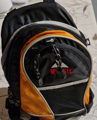 Mochila McKinley Negra y Naranja